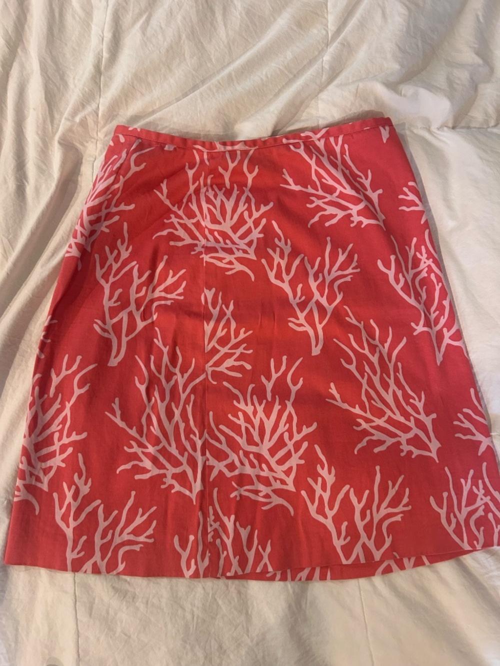 346 Brooks Brothers Stretch Skirt in Coral Pink Sz 8